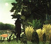 Henri Rousseau The Snake Charmer USA oil painting artist